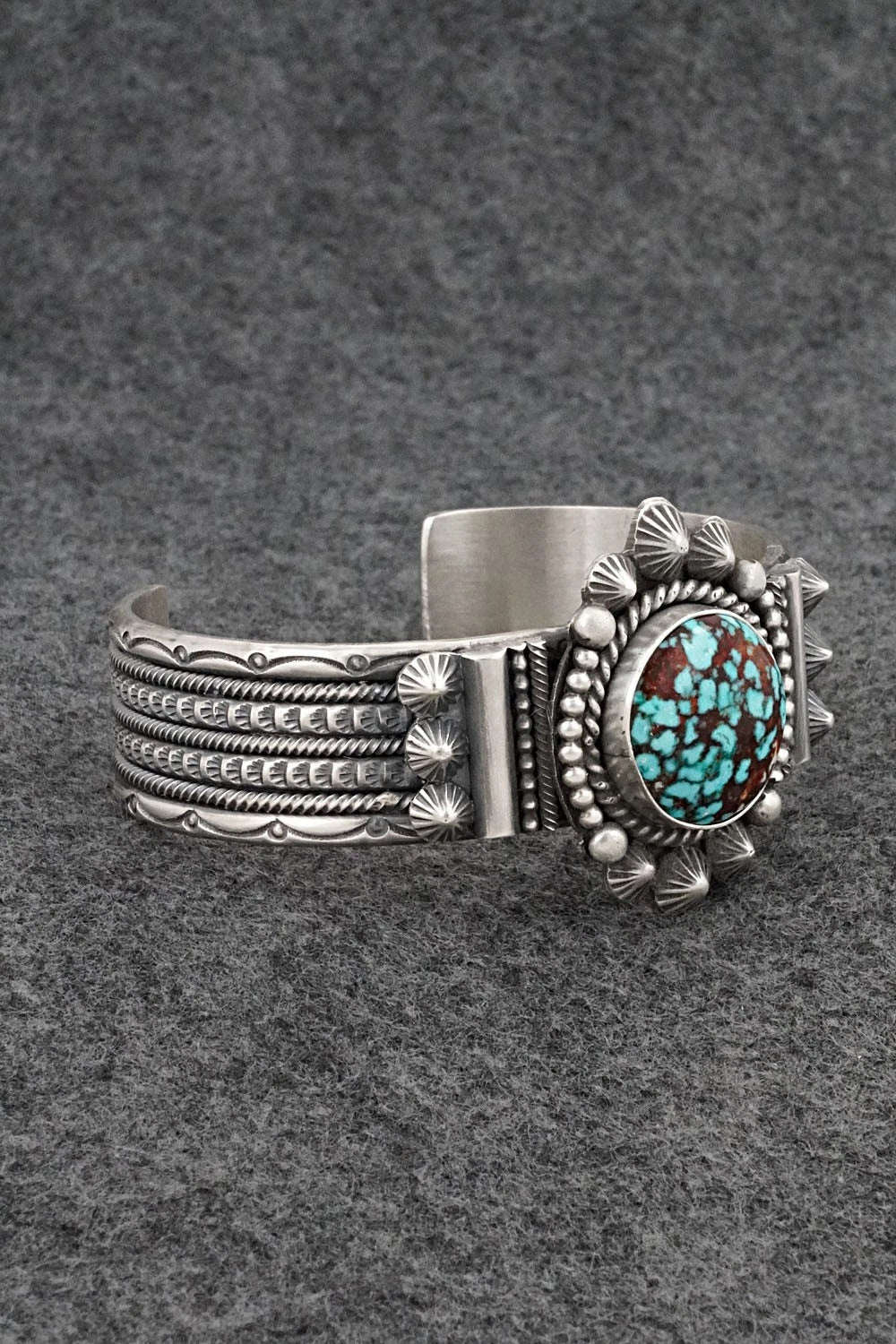 Turquoise & Sterling Silver Bracelet - Michael Calladitto