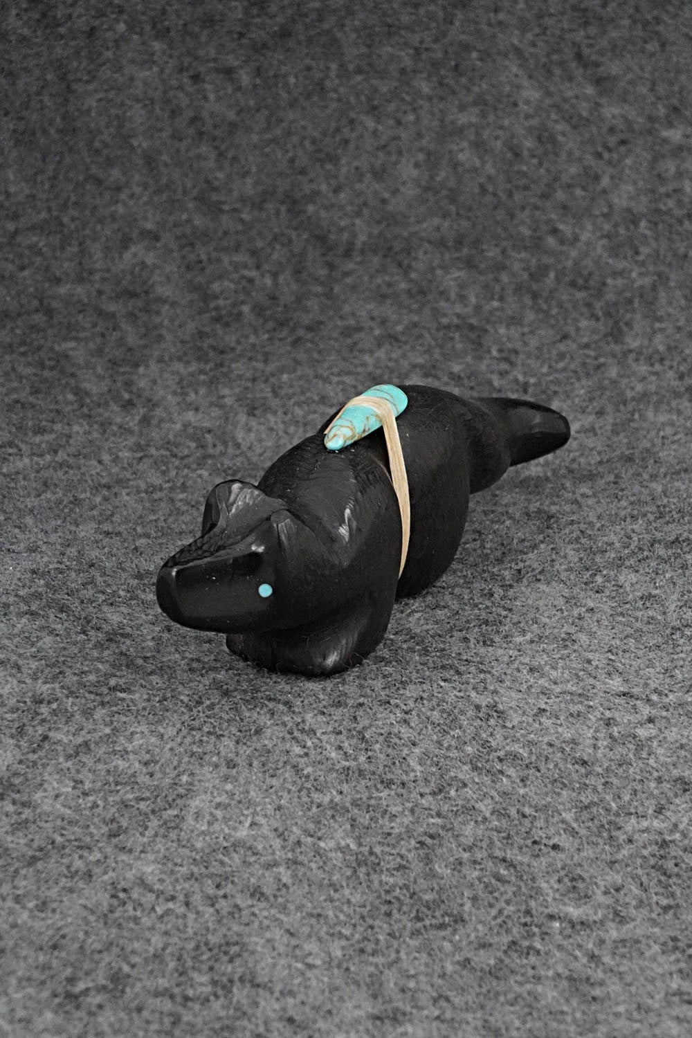 Mountain Lion Zuni Fetish Carving - Herb Halate