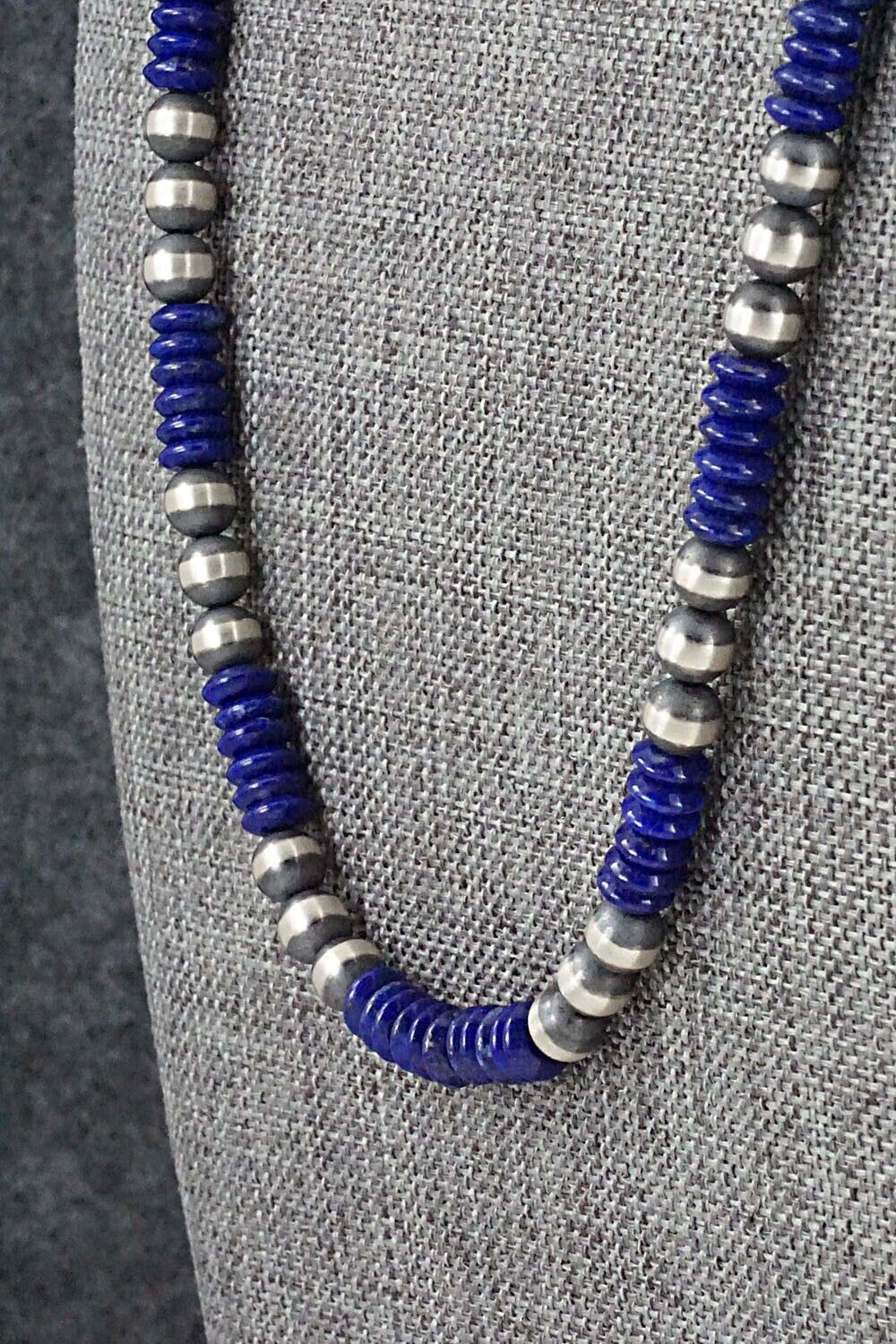 Lapis & Sterling Silver Necklace - Doreen Jake