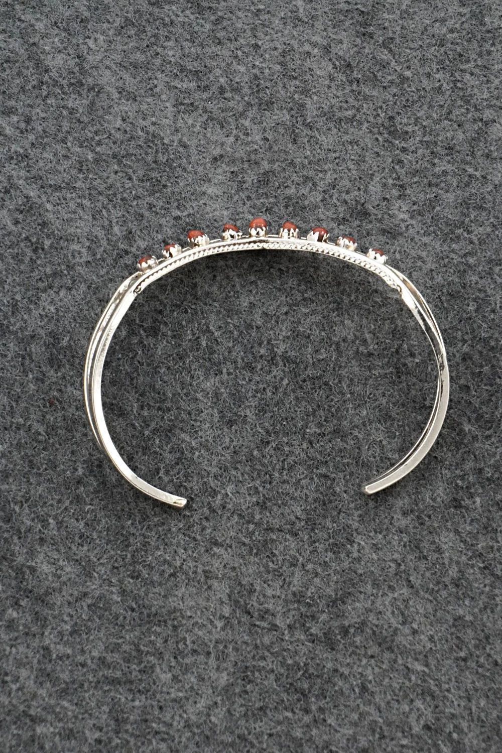 Coral & Sterling Silver Bracelet - Susie Livingston