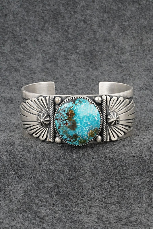Turquoise & Sterling Silver Bracelet - Mark Yazzie