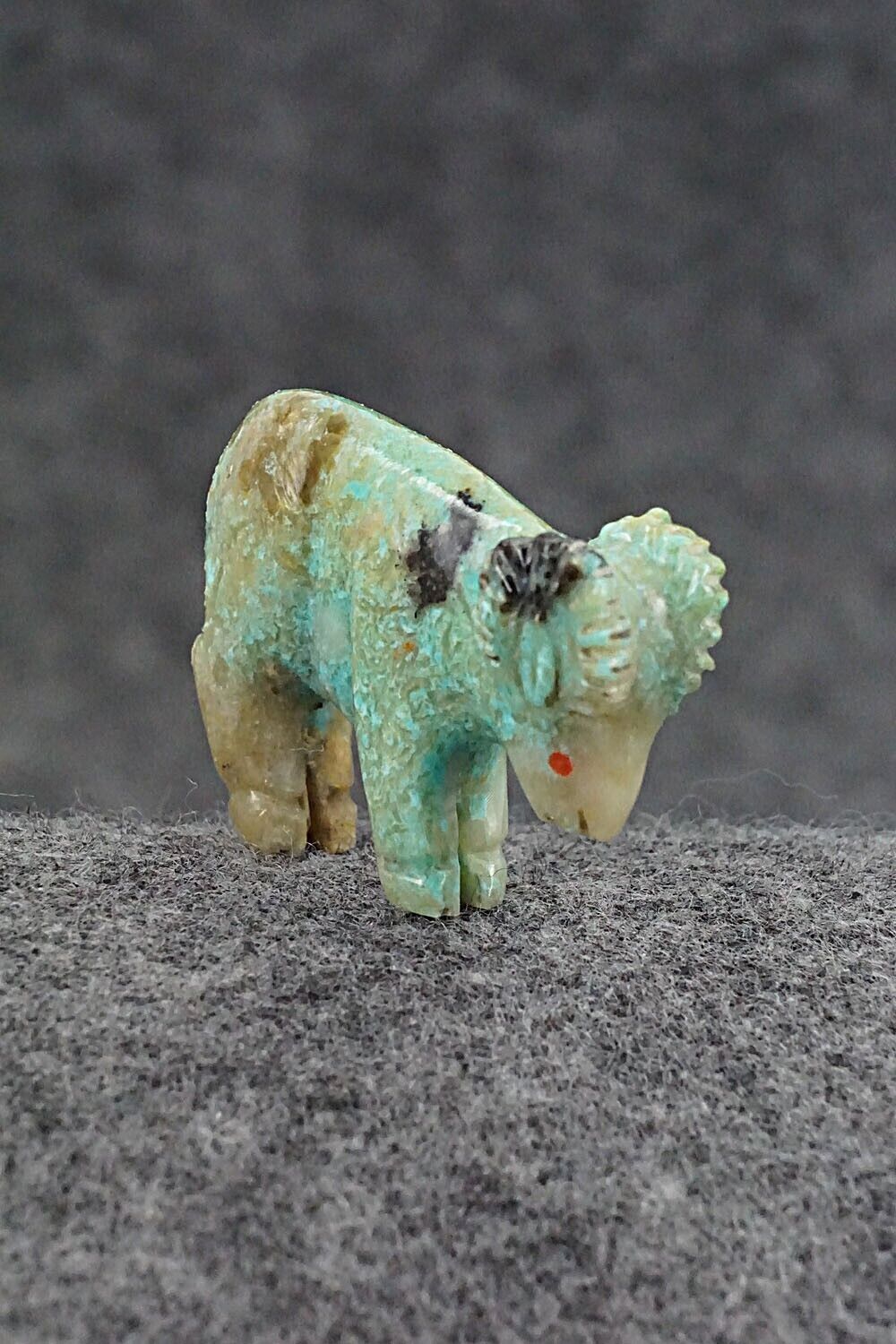 Ram Zuni Fetish Carving - Andres Quandelacy