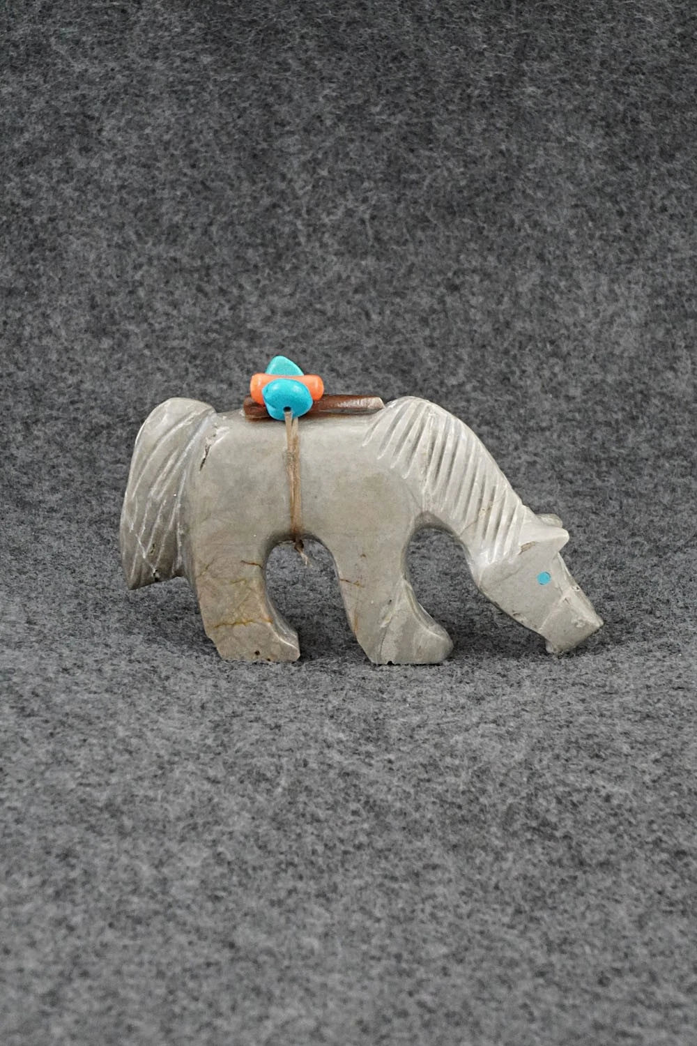 Horse Zuni Fetish Carving - Donovan Laiwakete