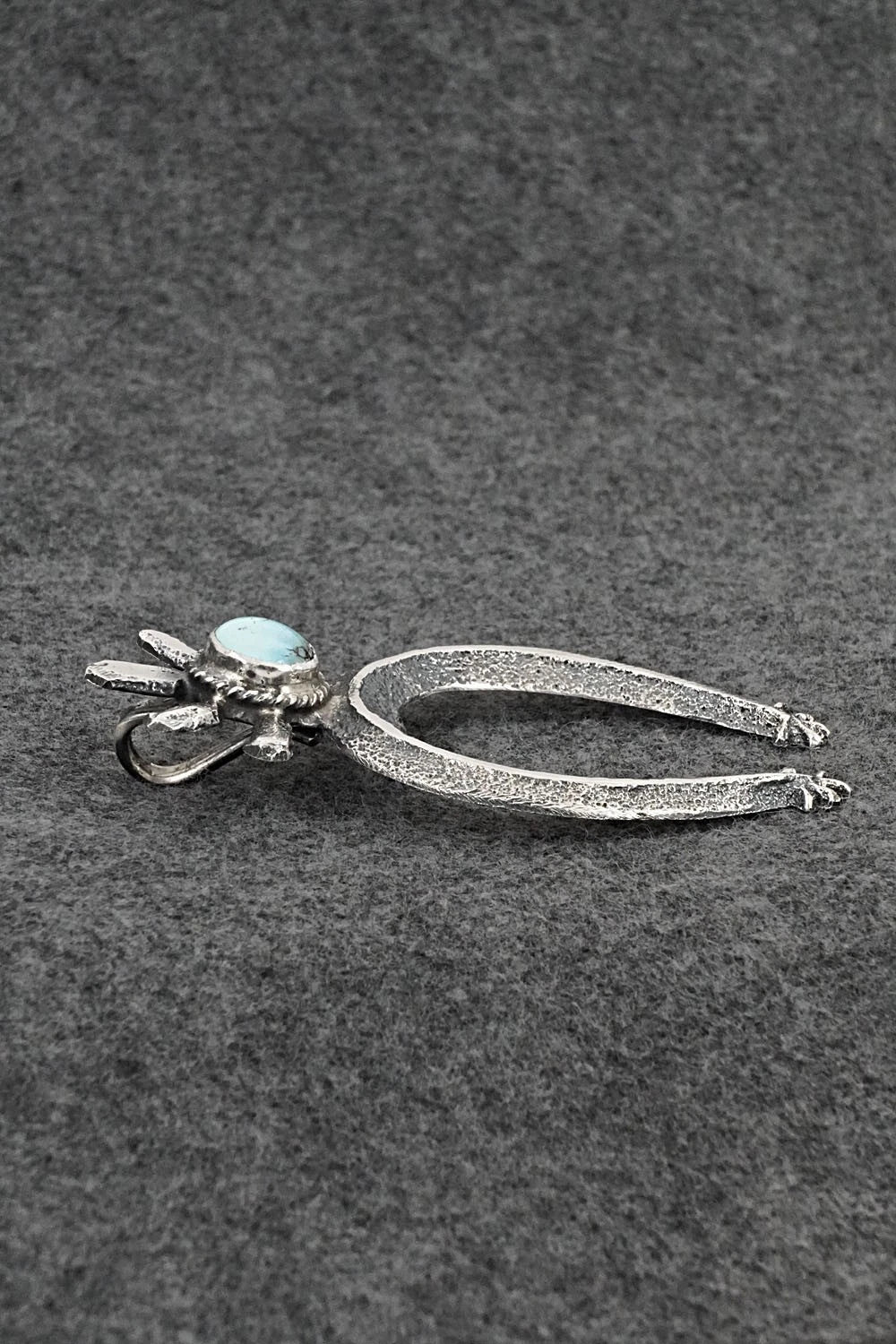 Turquoise & Sterling Silver Pendant - Delbert Arviso