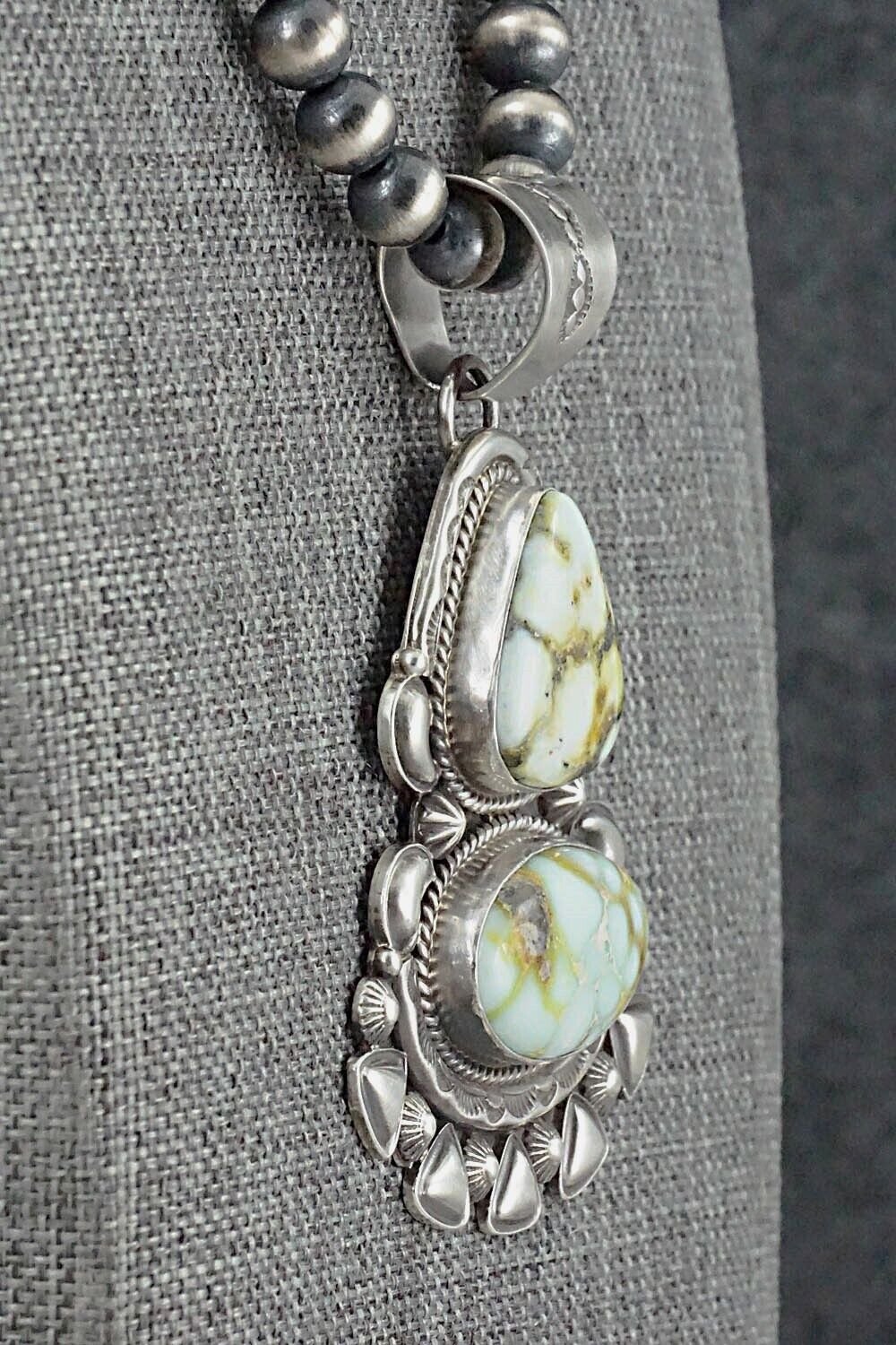 Variscite & Sterling Silver Necklace - Derrick Gordon