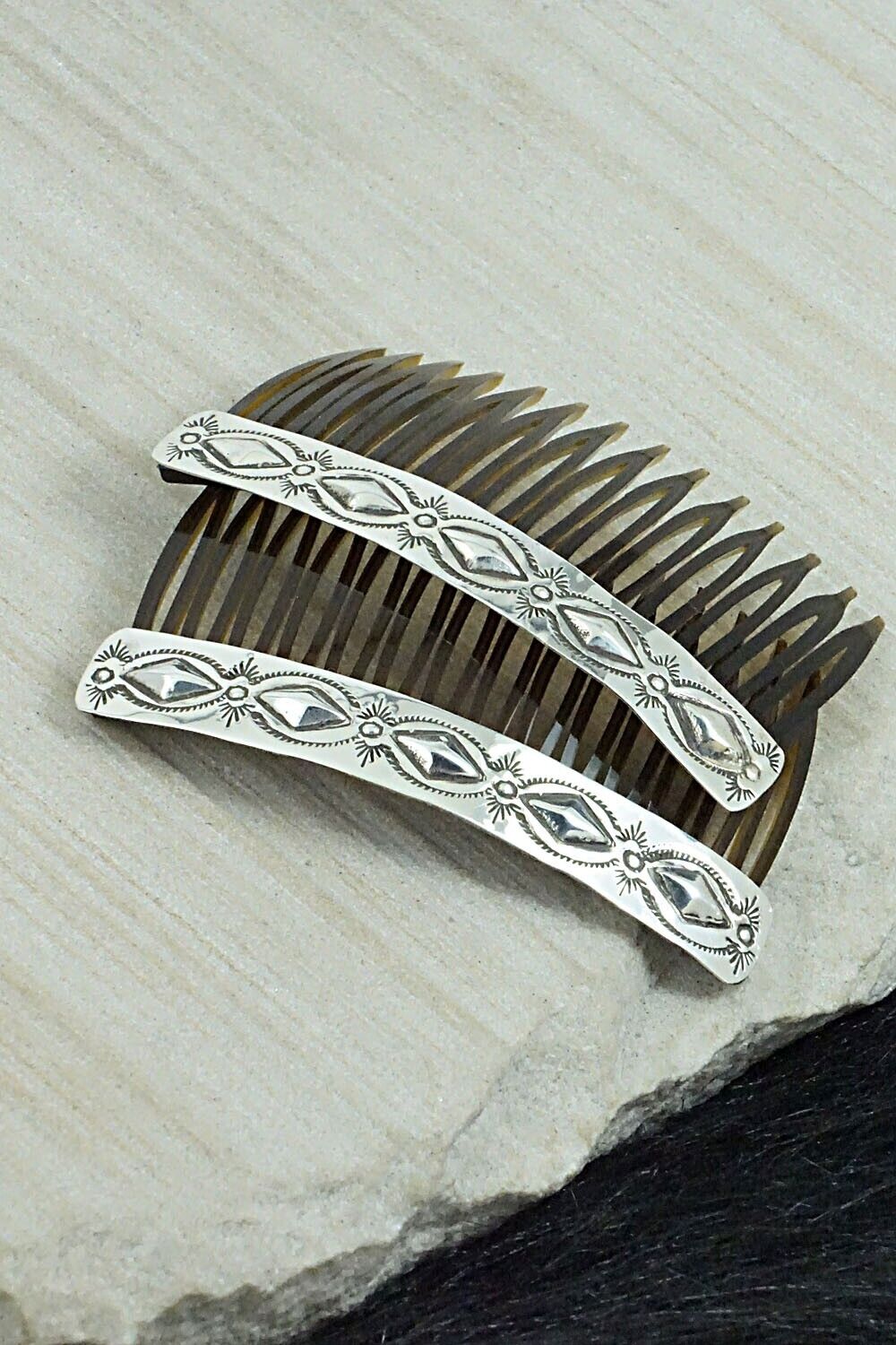 Sterling Silver Hair Combs - Jennie Blackgoat