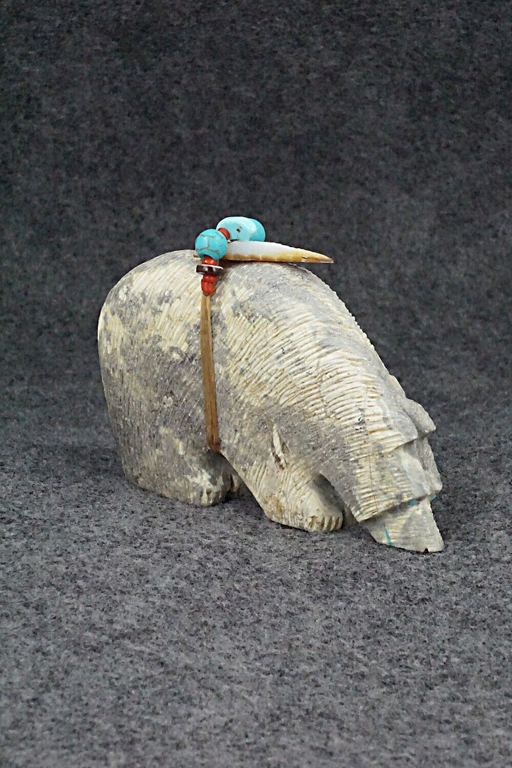 Bear Zuni Fetish Carving - Douglas Martza