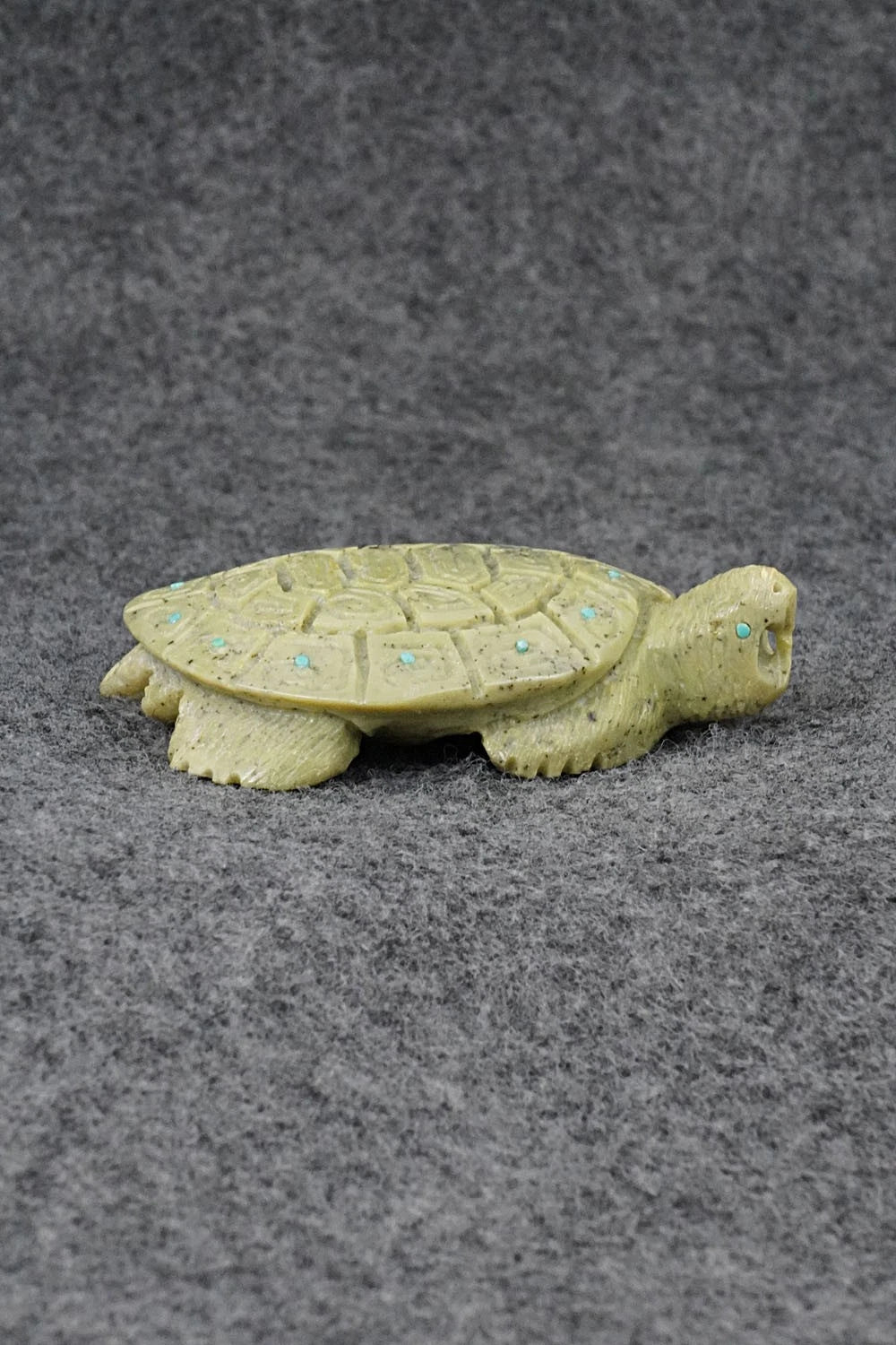 Turtle Zuni Fetish Carving - Adrian Cachini