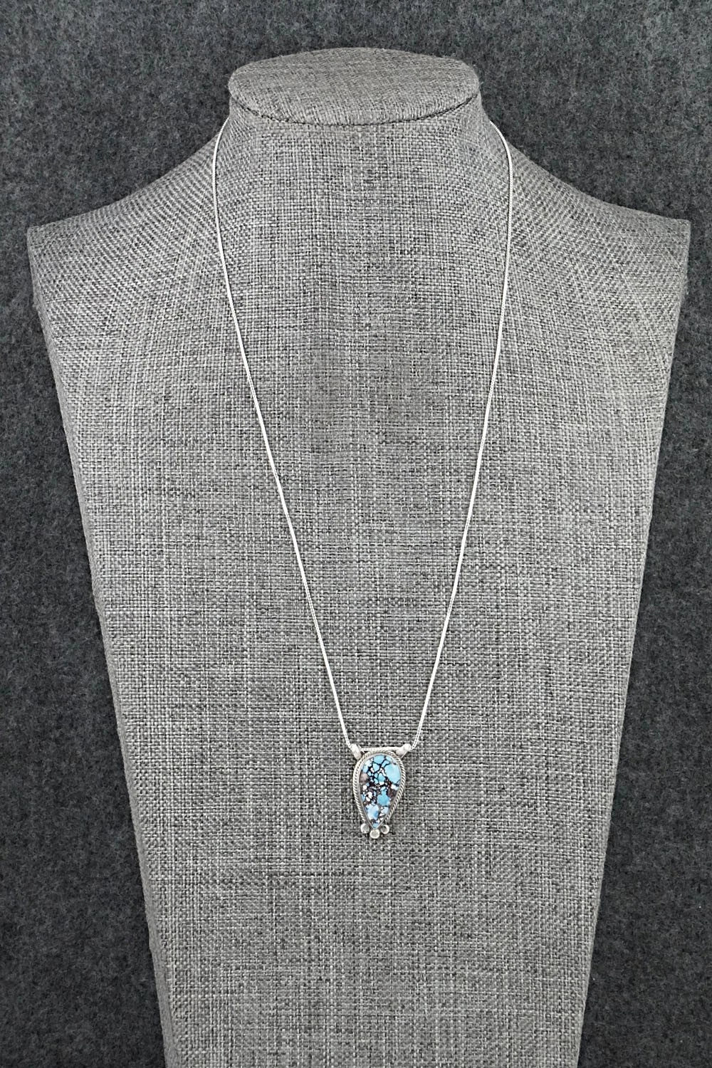 Turquoise & Sterling Silver Necklace - Sharon McCarthy