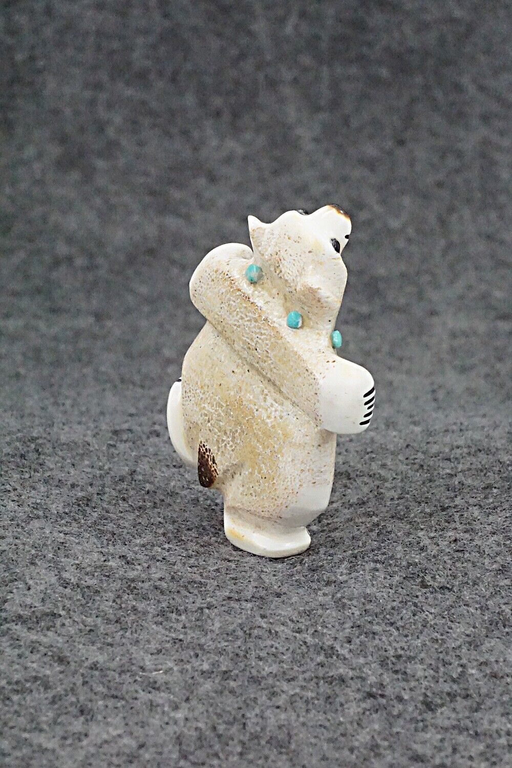 Dancing Bear Zuni Fetish Carving - Claudia Peina