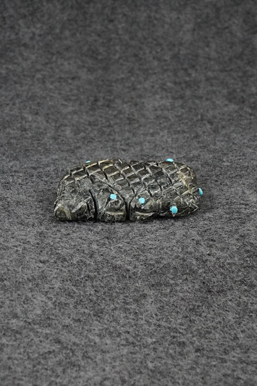 Horned Toad Zuni Fetish Carving - Alexander Chavez
