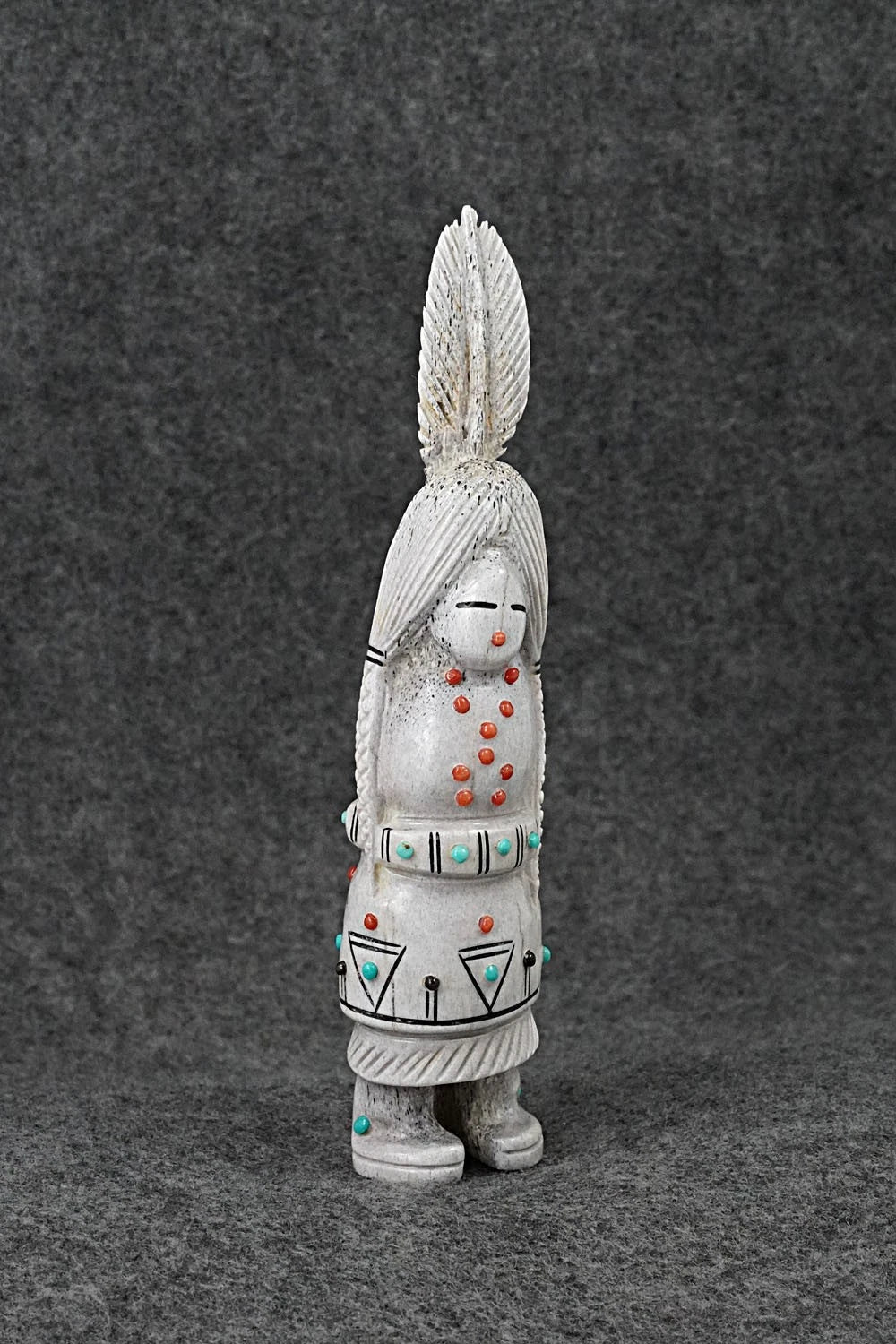 Corn Maiden Zuni Fetish Carving - Claudia Peina
