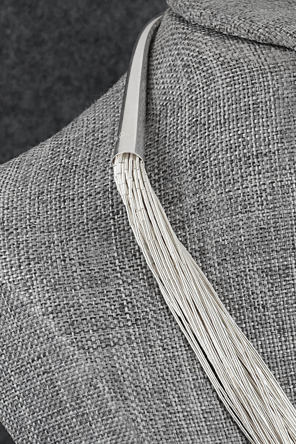 Liquid Silver Necklace - Sterling Silver 16"