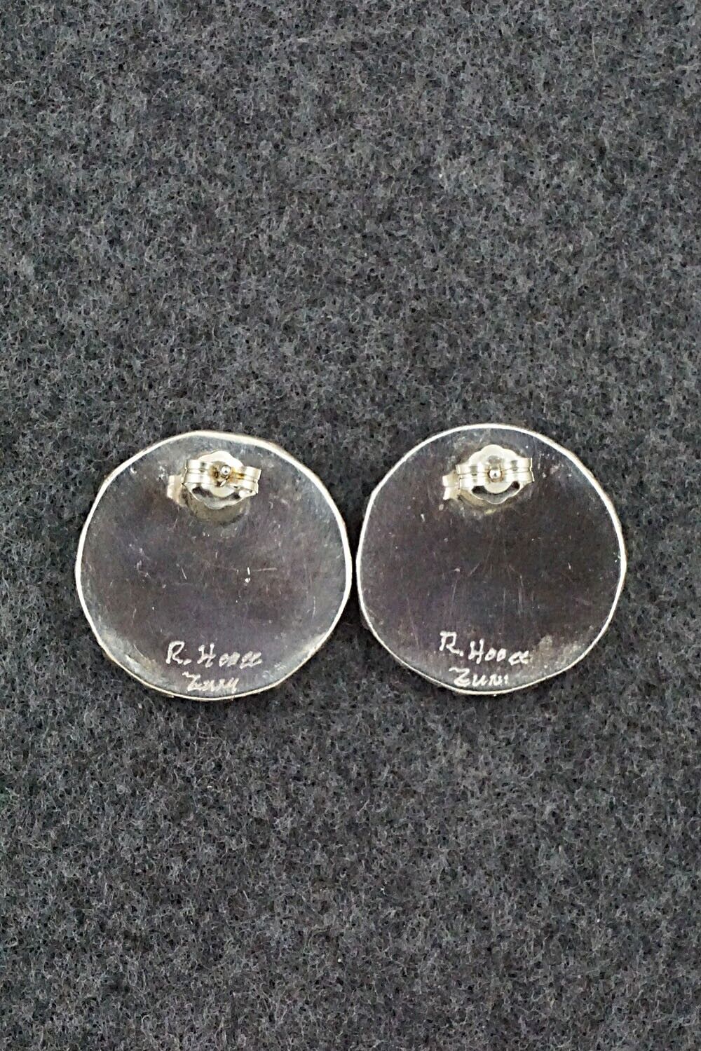 Turquoise & Sterling Silver Earrings - Randy Hooee