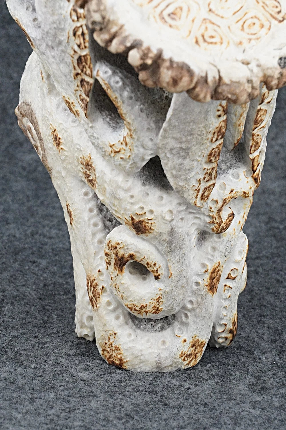 Turtle & Octopus Zuni Fetish Carving - Maxx Laate