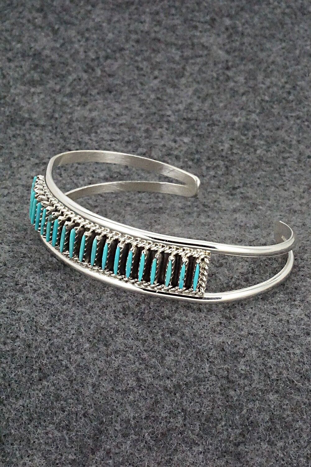 Turquoise & Sterling Silver Bracelet - Roland Francisco