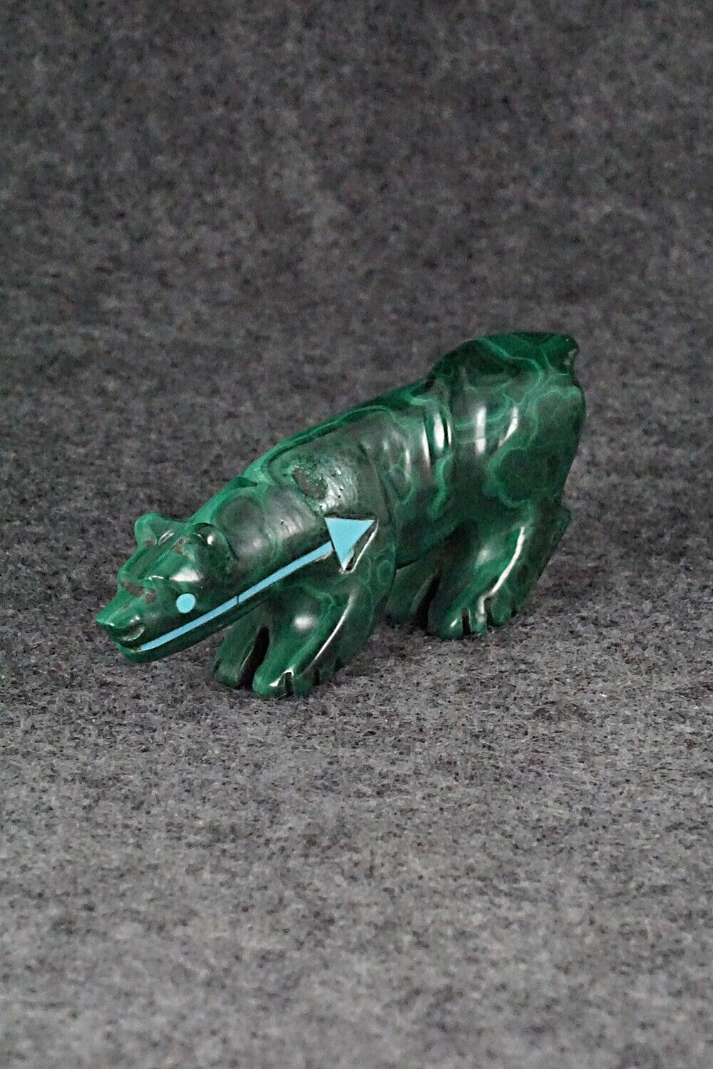 Mountain Lion Zuni Fetish Carving - Andres Quandelacy