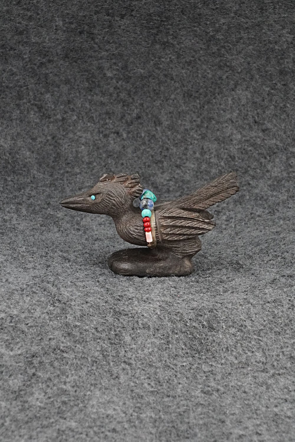 Roadrunner Zuni Fetish Carving - Douglas Martza