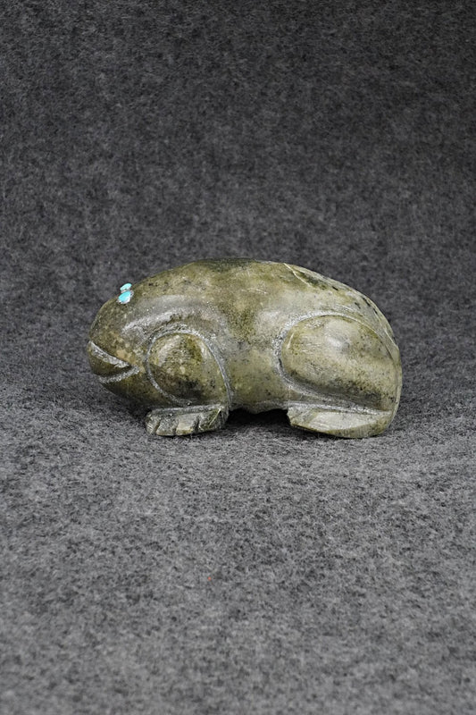Frog Zuni Fetish Carving - Garrick Weeka