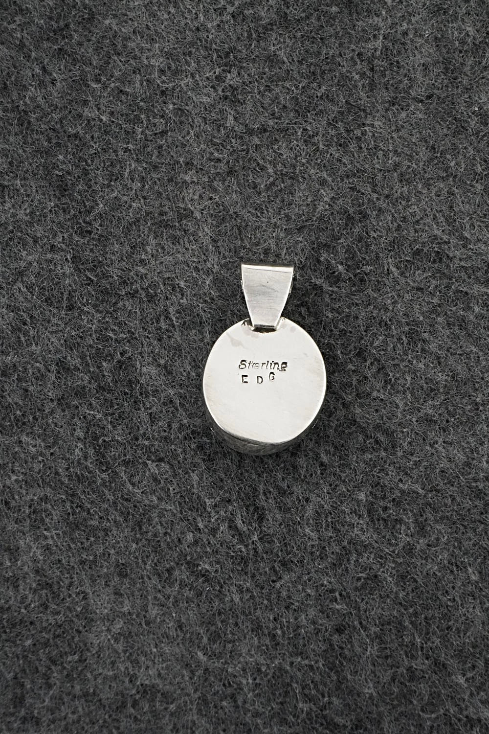 Turquoise & Sterling Silver Pendant - Eugene Gruber