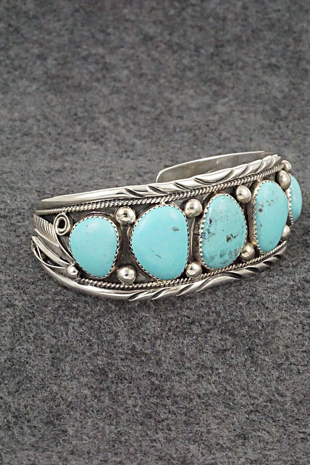 Turquoise & Sterling Silver Bracelet - Davey Morgan