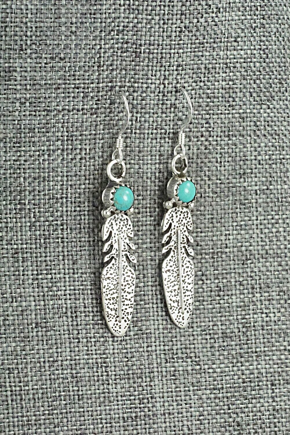 Turquoise & Sterling Silver Earrings - Sharon McCarthy