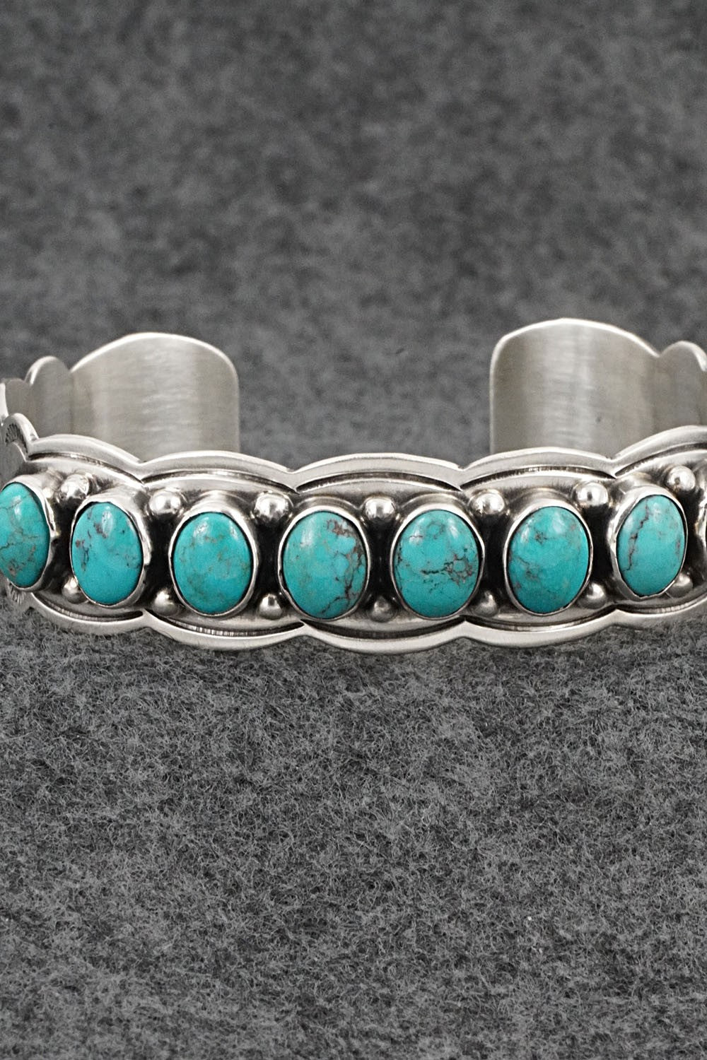 Turquoise & Sterling Silver Bracelet - Thomas Yazzie