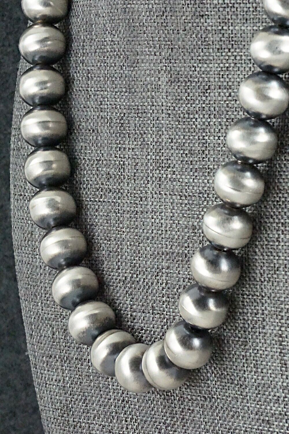 Sterling Silver Navajo Pearl Necklace - Jan Mariano