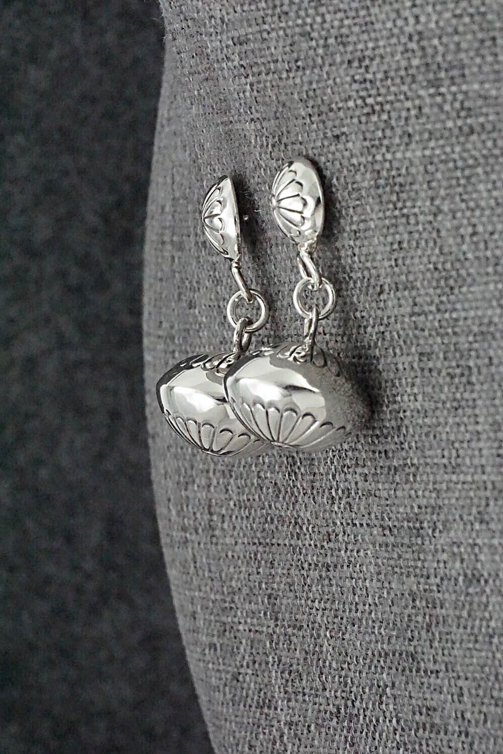 Sterling Silver Earrings - Marie Yazzie
