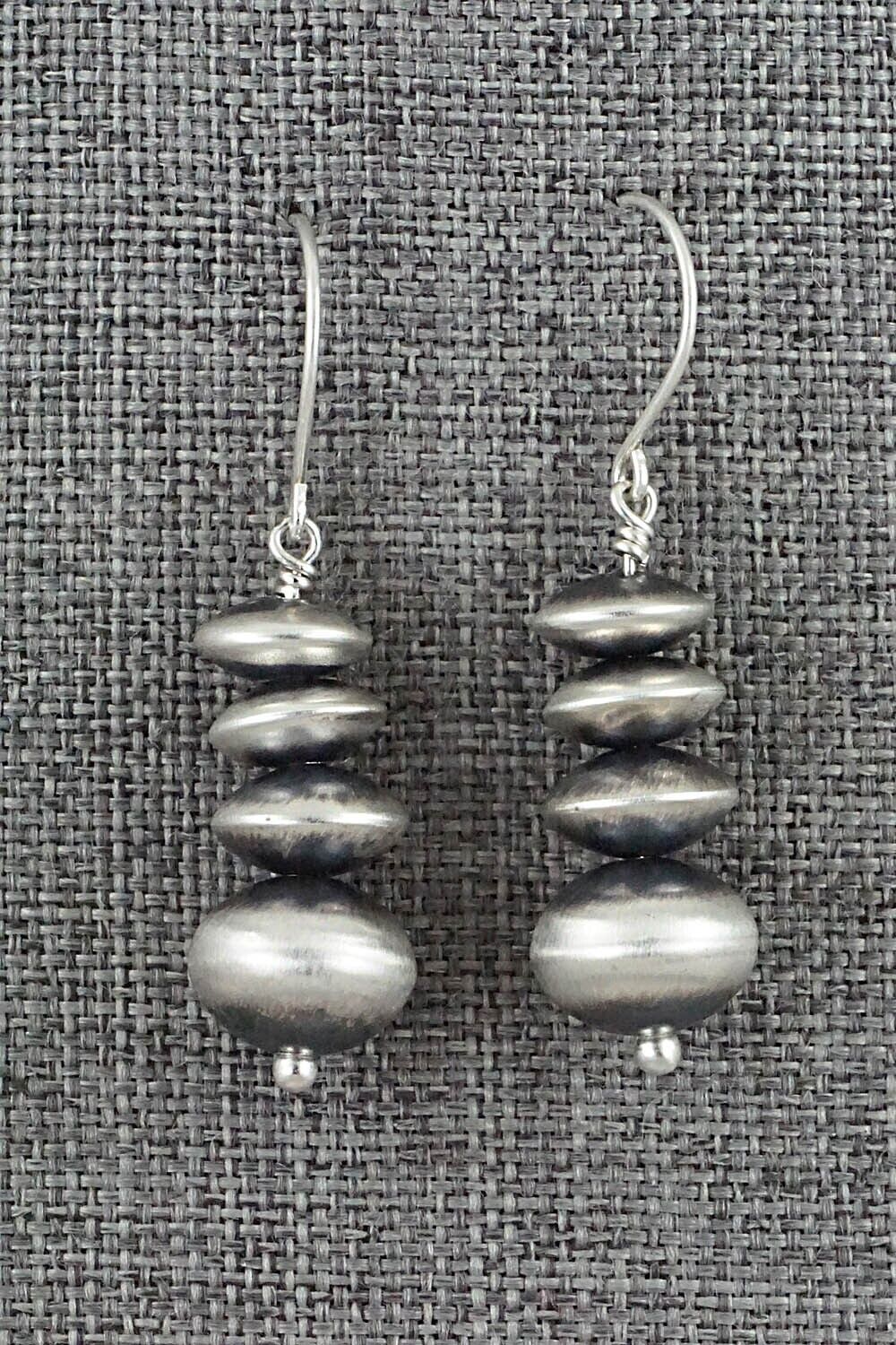 Sterling Silver Navajo Pearl Earrings - Bryannen Halwood