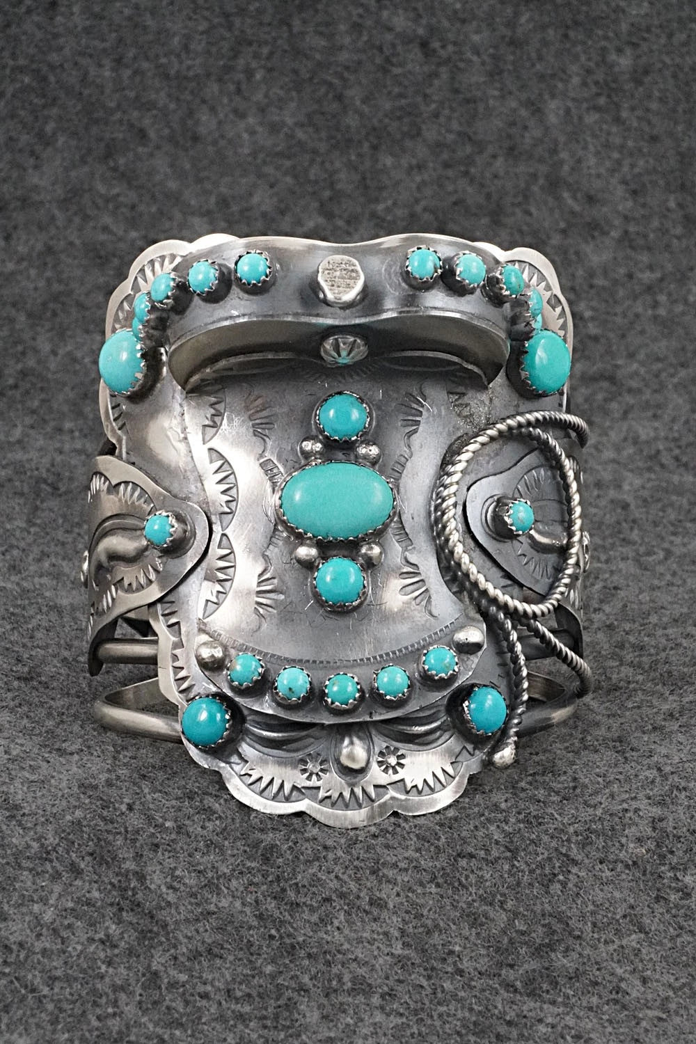 Turquoise & Sterling Silver Bracelet - Tim Yazzie