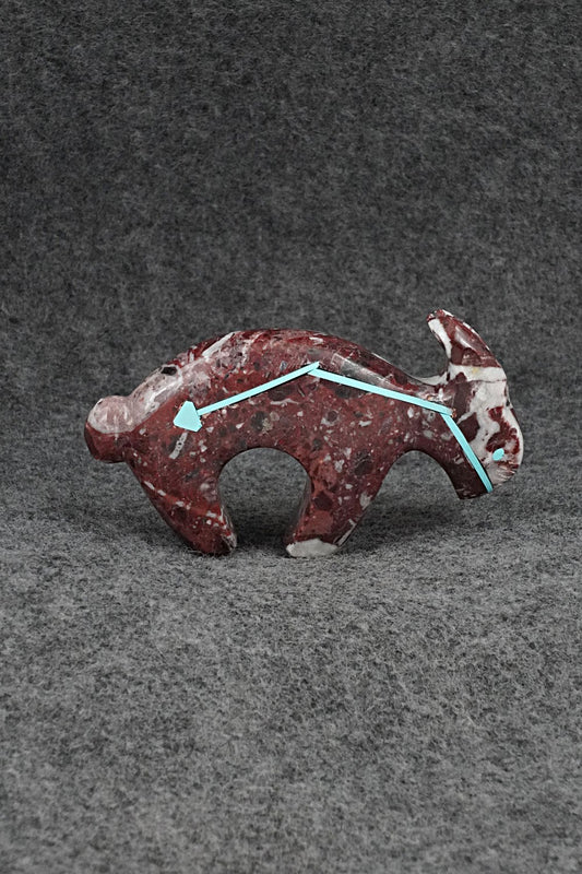 Rabbit Zuni Fetish Carving - Kenric Laiwakete