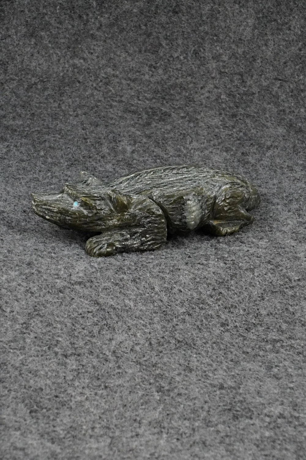 Badger Zuni Fetish Carving - Tony Mackel
