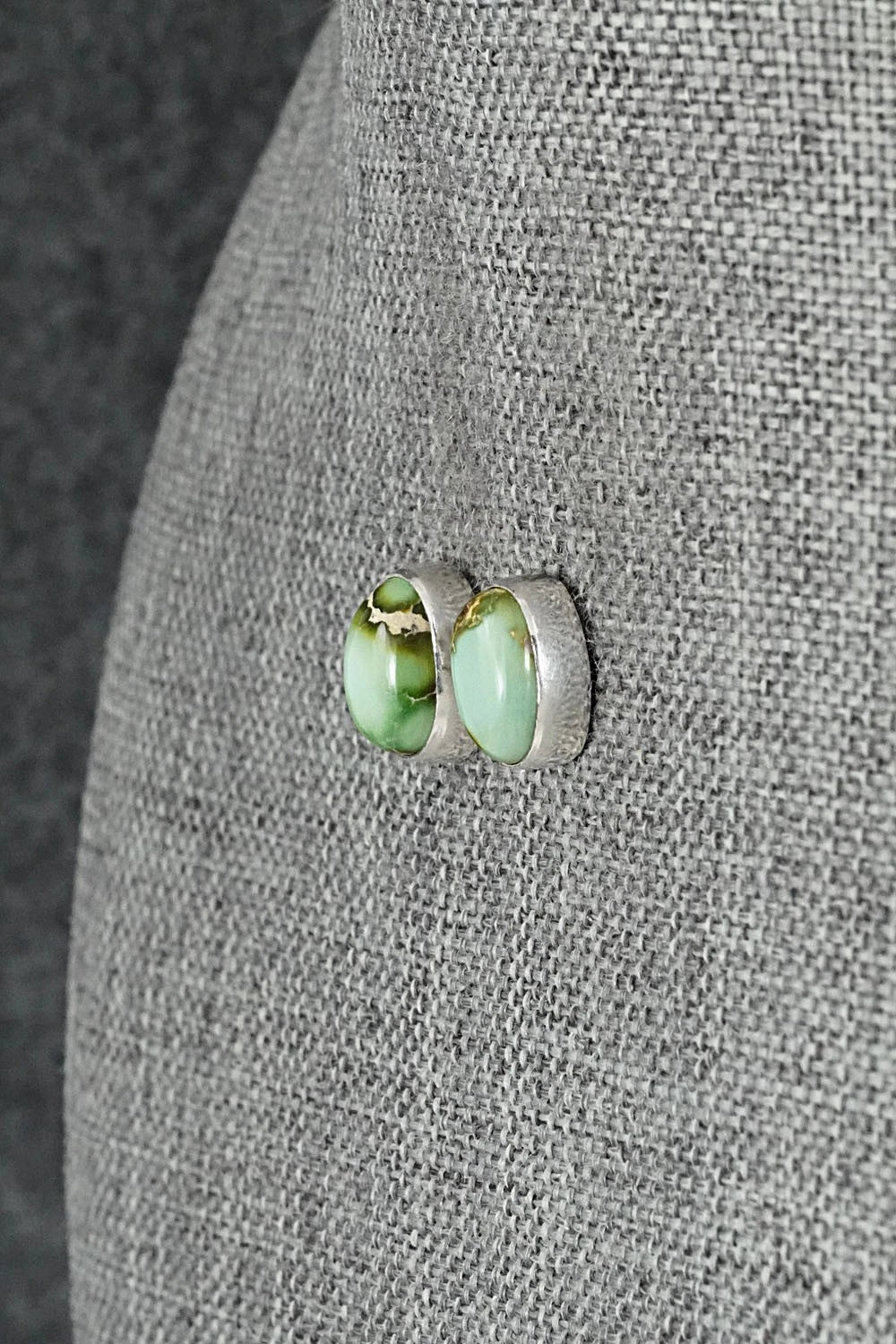 Turquoise & Sterling Silver Earrings - Rosemary Saunders