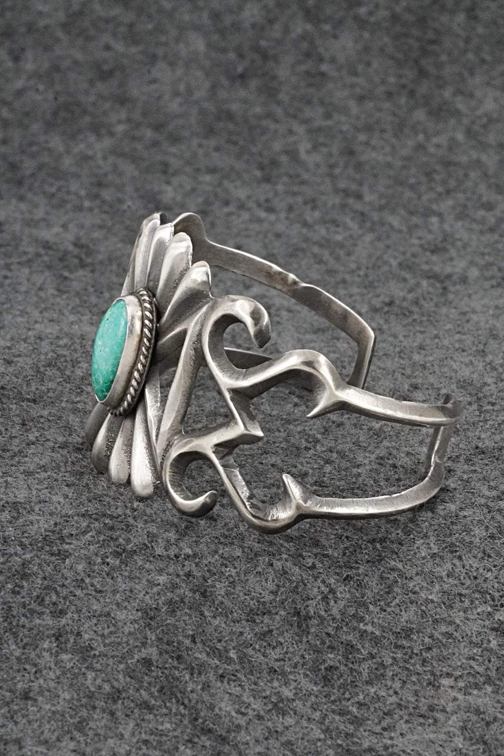 Turquoise & Sterling Silver Bracelet - Eugene Gruber