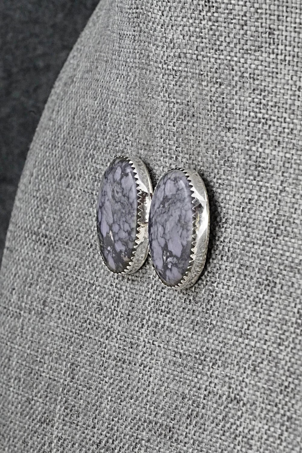 Morado & Sterling Silver Earrings - Murray Hannaweeka