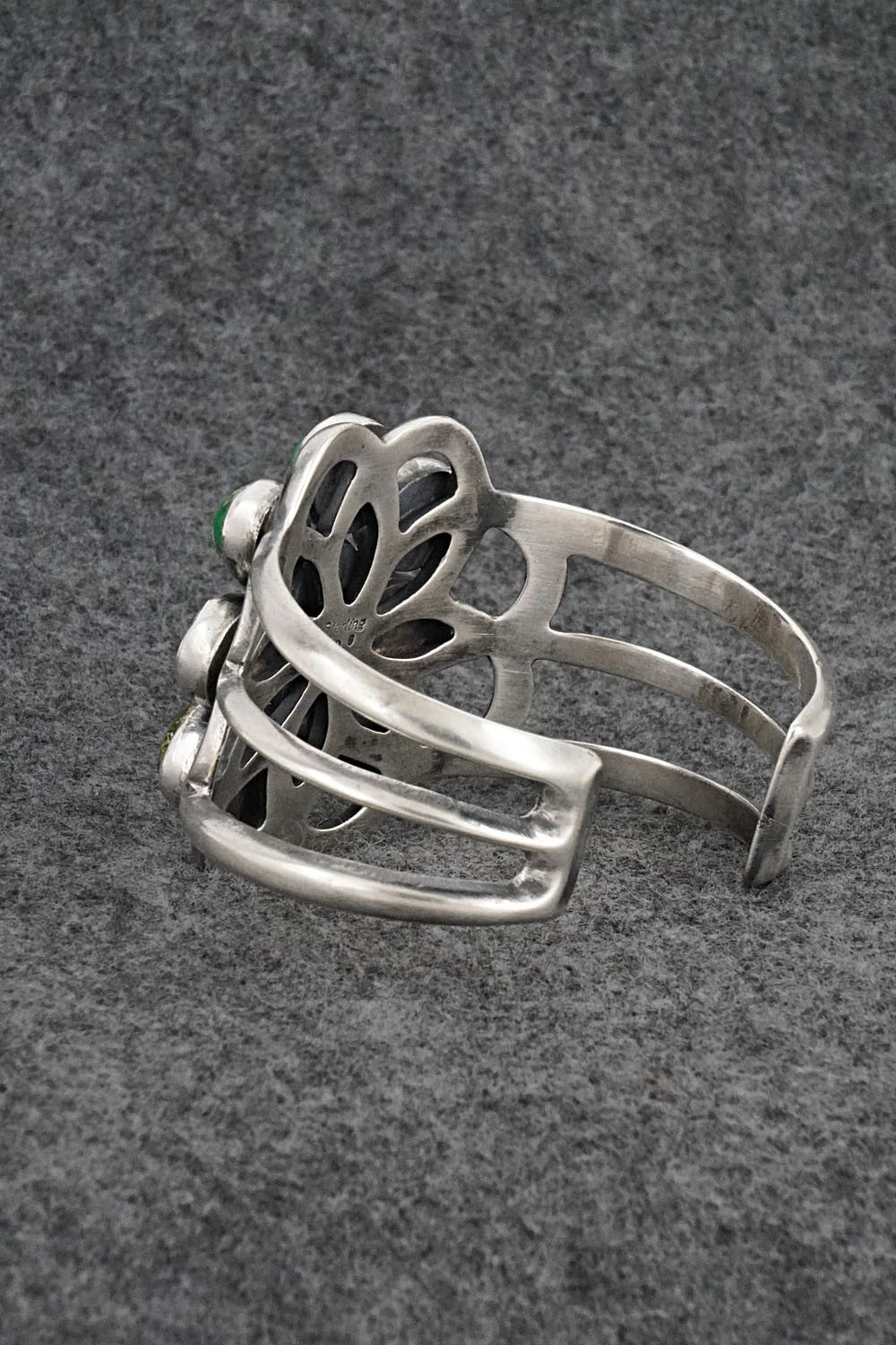 Turquoise & Sterling Silver Bracelet - Eugene Gruber