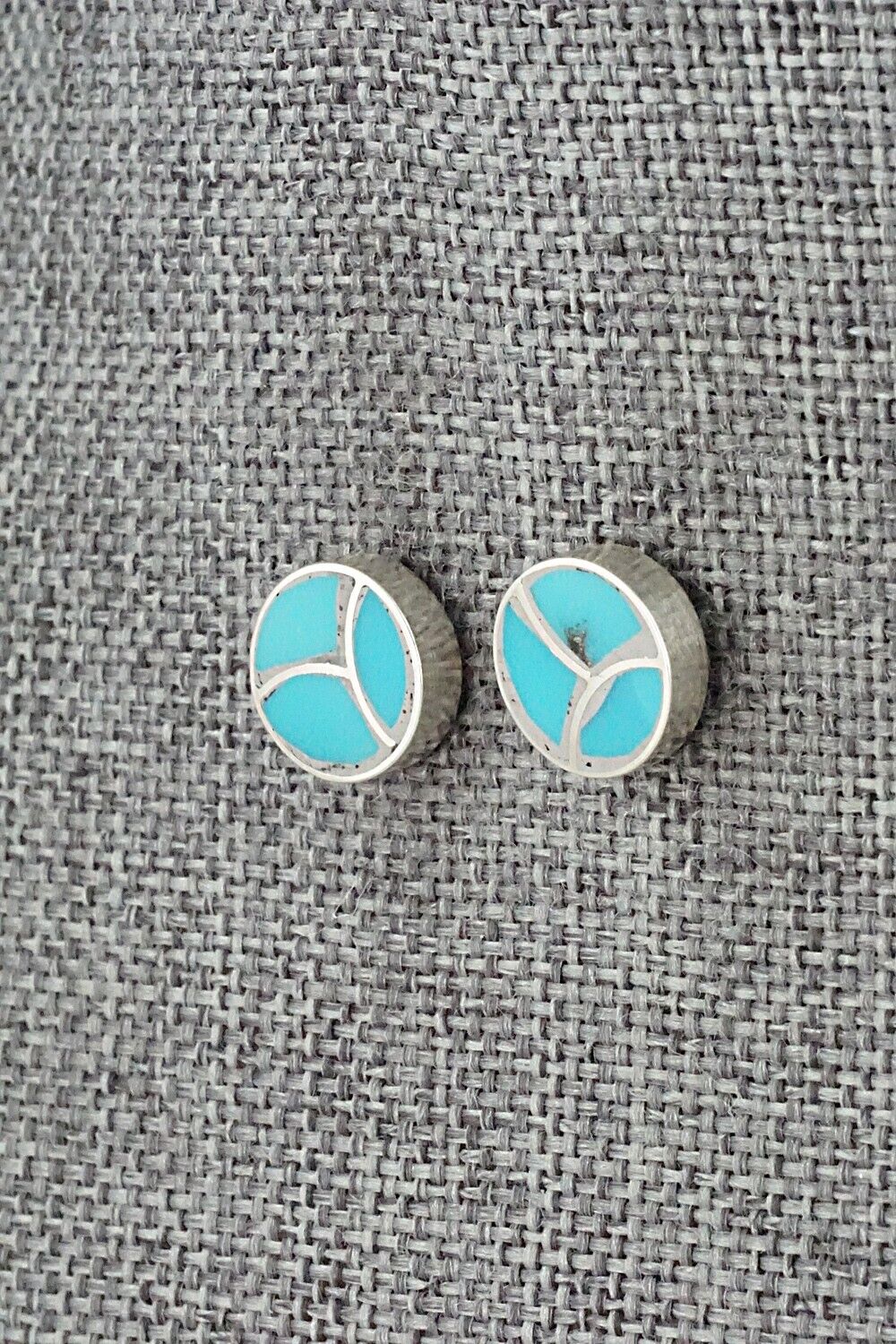 Turquoise & Sterling Silver Earrings - Lynelle Johnson