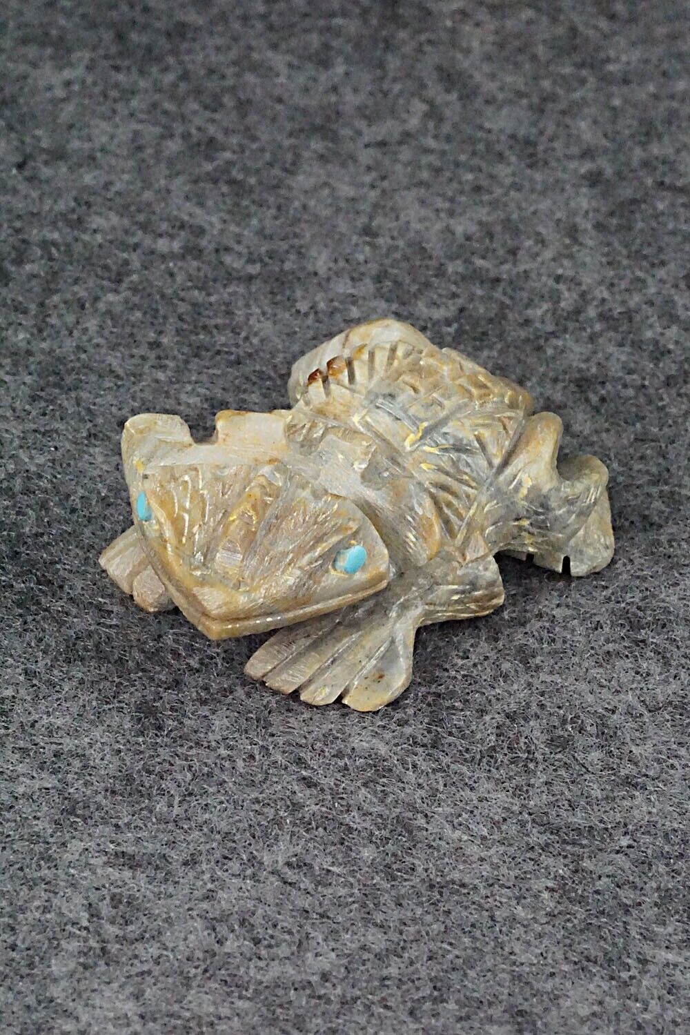 Horned Toad Zuni Fetish Carving - Dana Malani