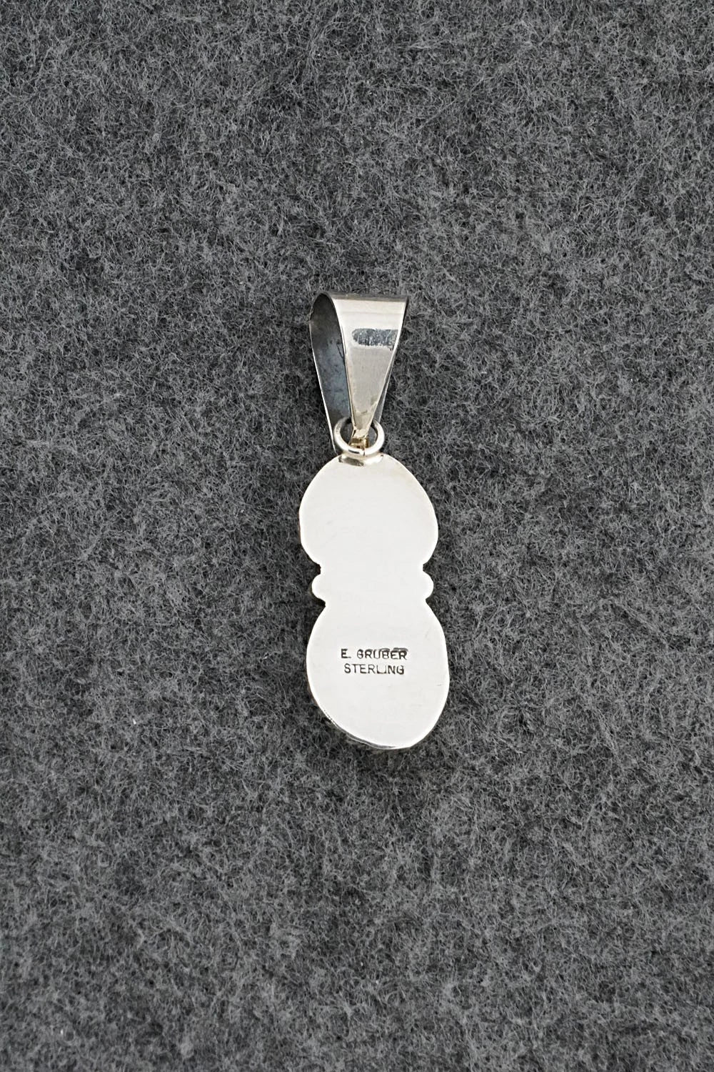 Turquoise & Sterling Silver Pendant - Eugene Gruber