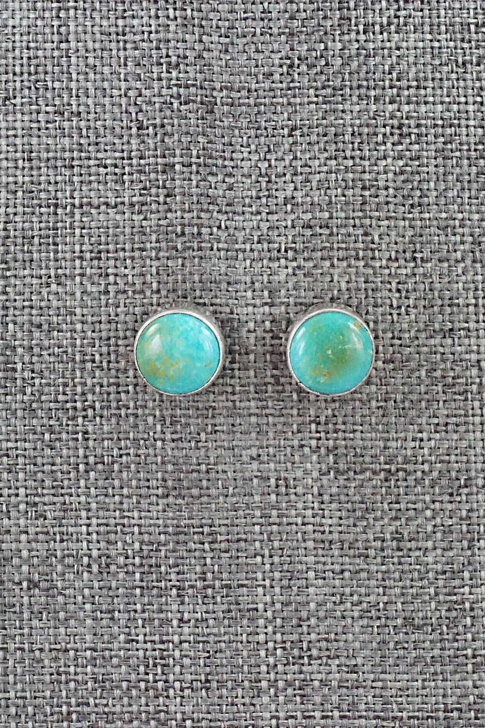 Turquoise & Sterling Silver Earrings - Marco Begaye