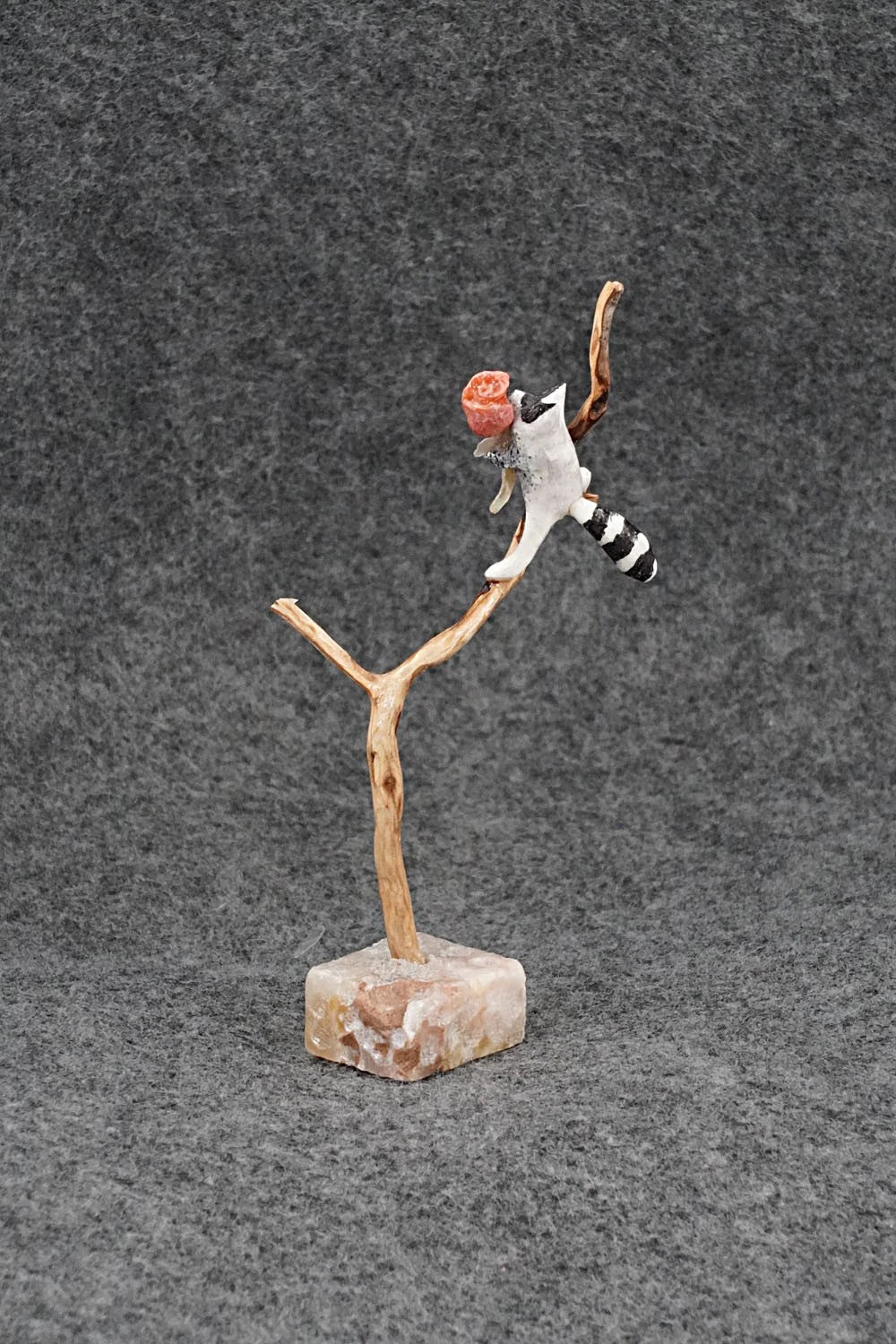 Raccoon Zuni Fetish Carving - Ruben Najera