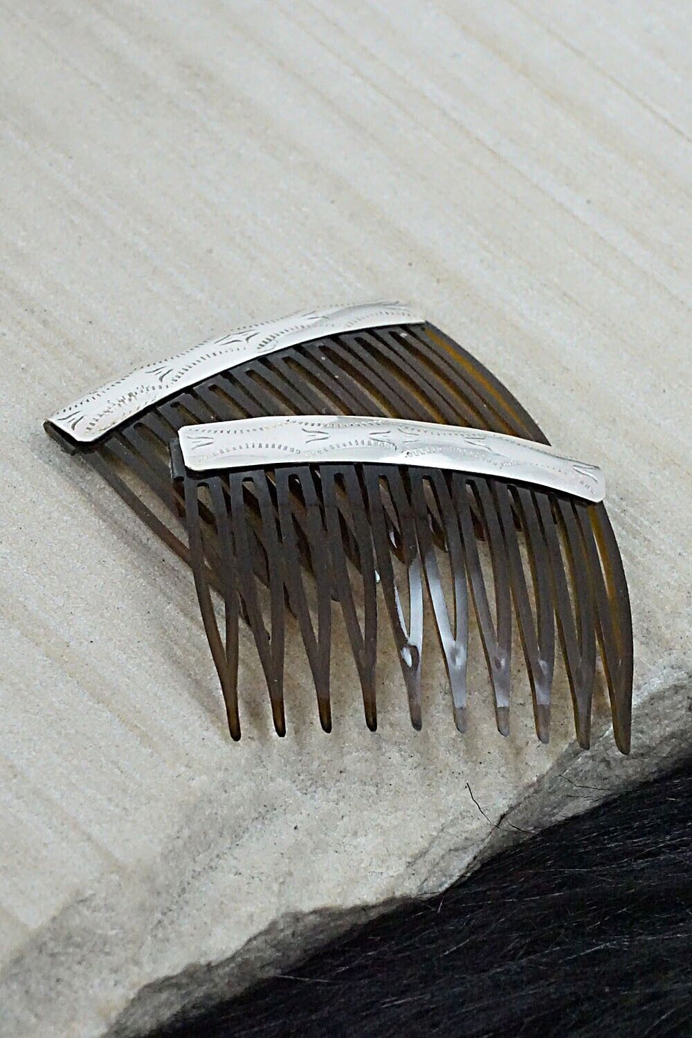 Sterling Silver Hair Combs - Randall Dalgai
