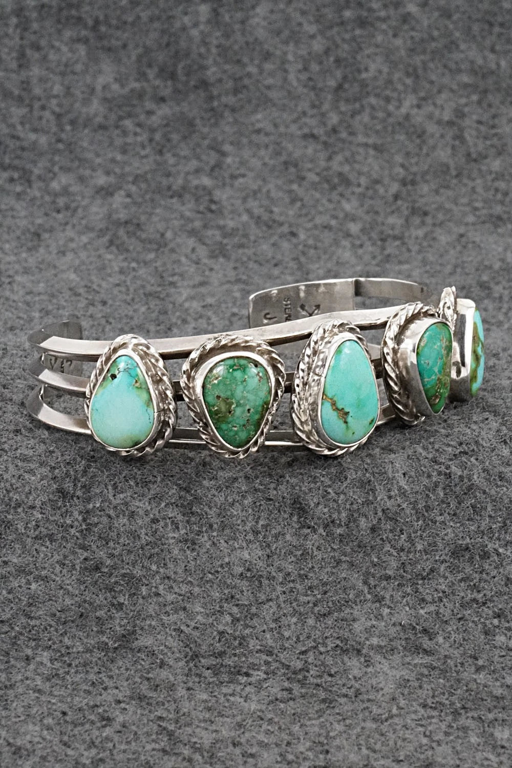Turquoise & Sterling Silver Bracelet - Melvin Jones