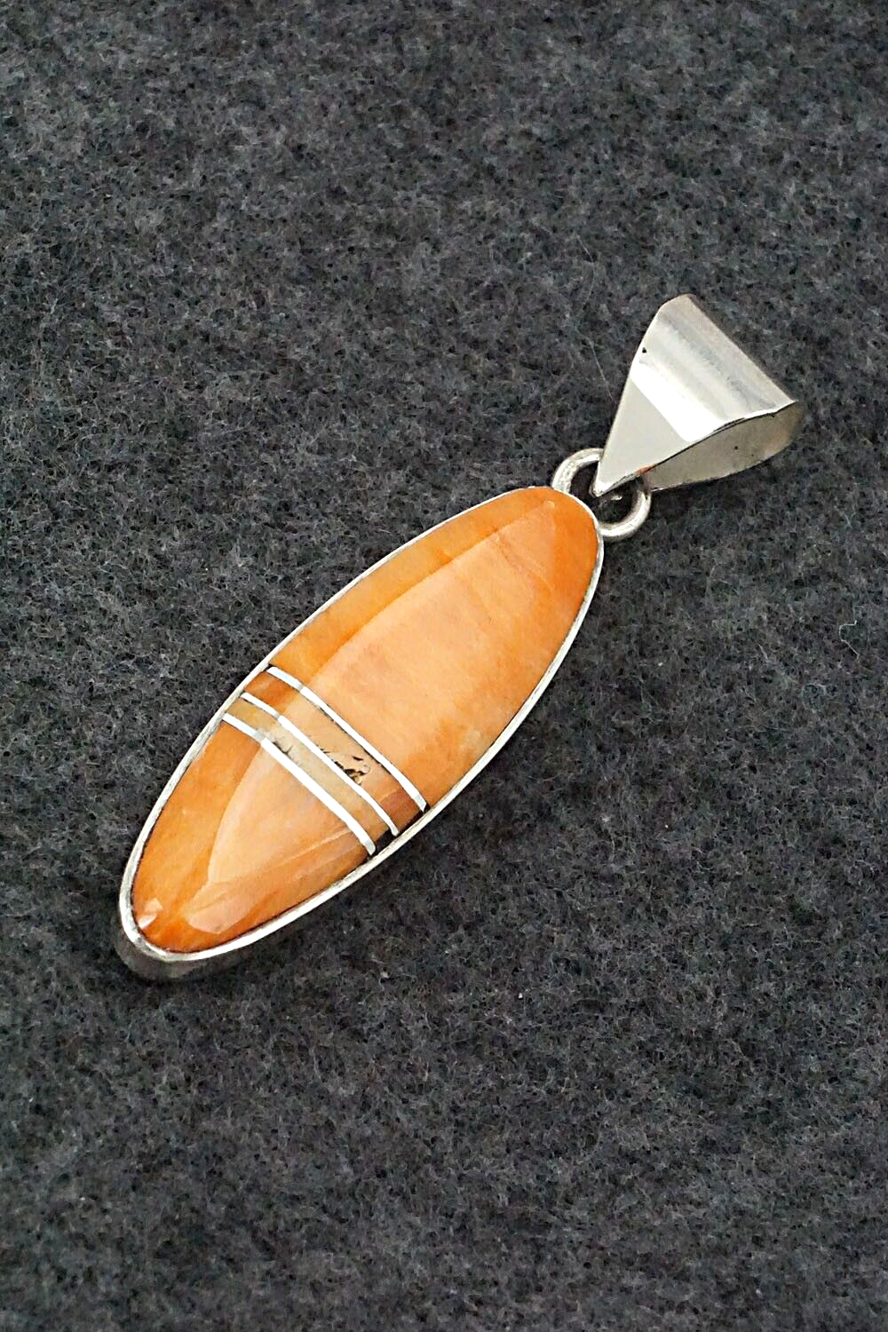 Spiny Oyster & Sterling Silver Pendant - Harold Smith