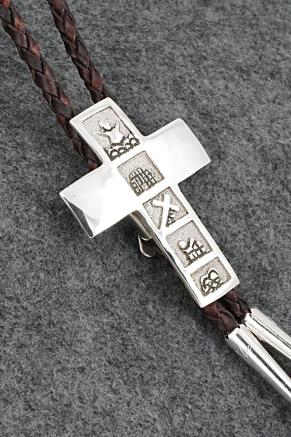 Sterling Silver Bolo Tie - Roger John