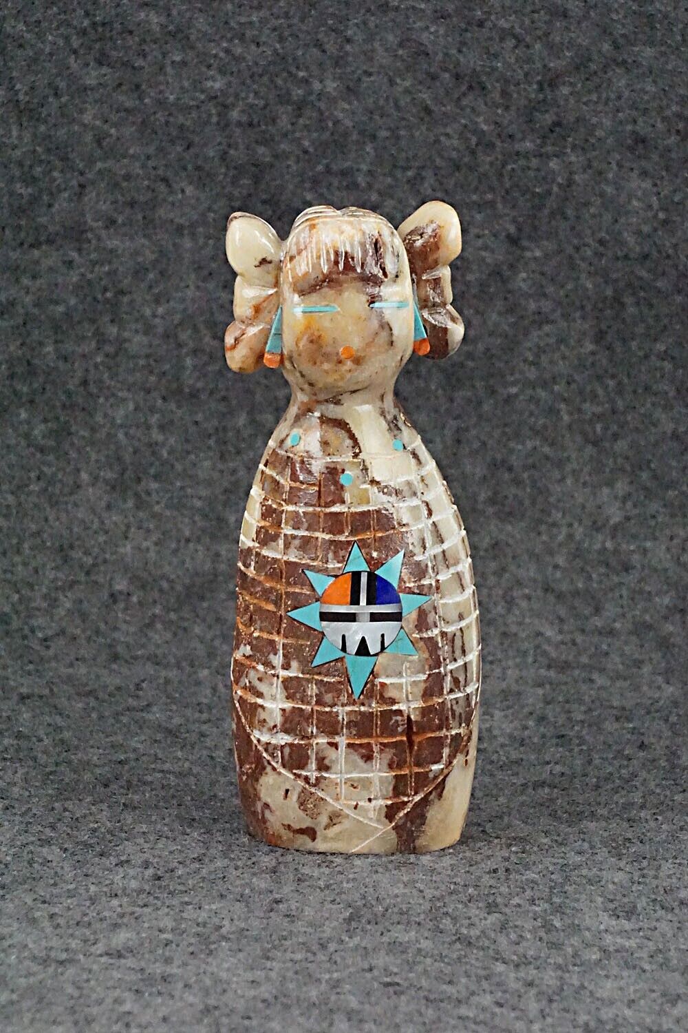 Corn Maiden Zuni Fetish Carving - Andres Lementino