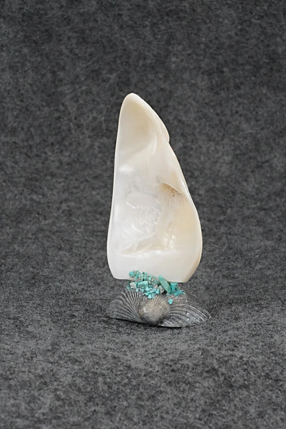 Corn Maiden Zuni Fetish Carving - Carlton Camasona