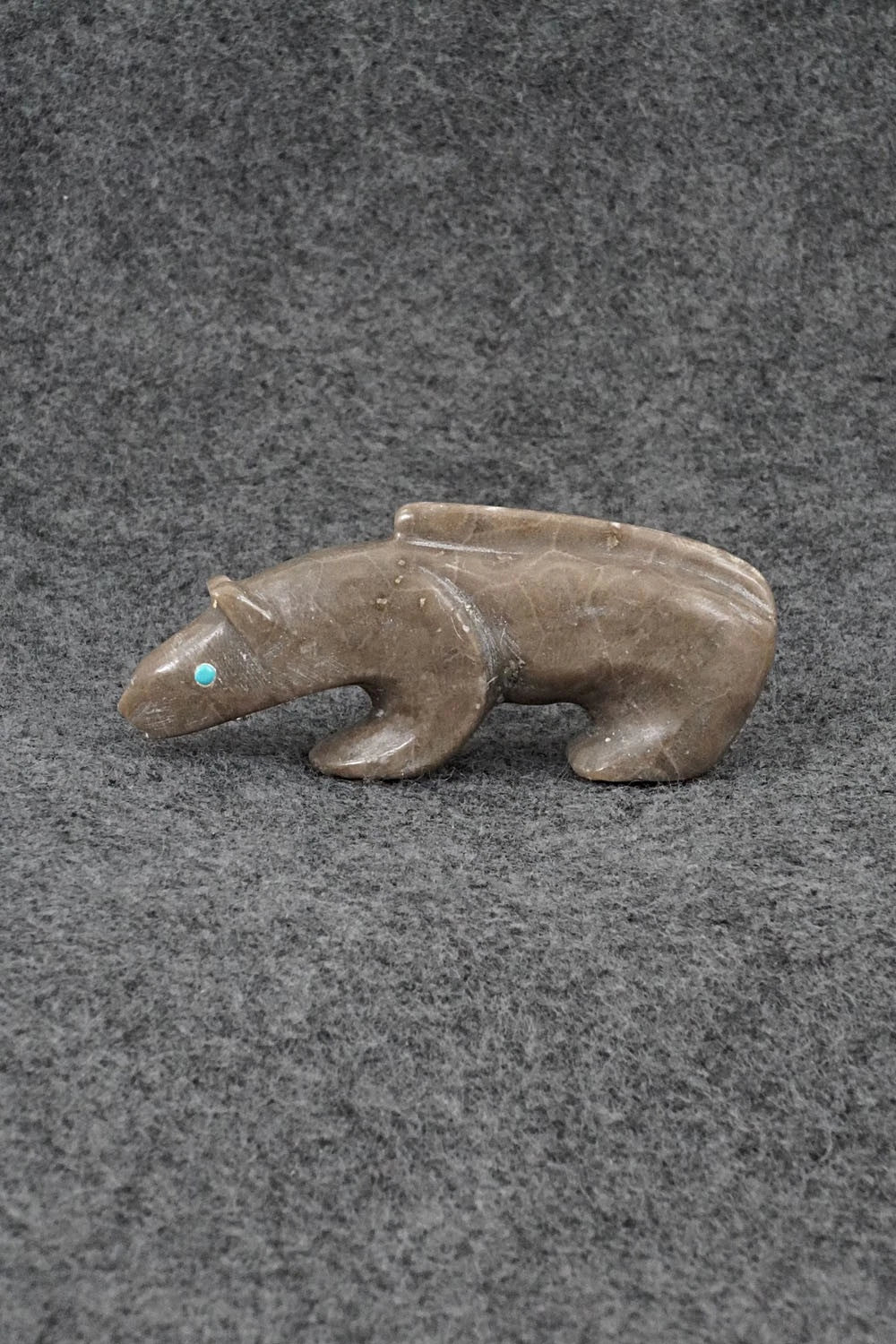 Mountain Lion Zuni Fetish Carving - Ronnie Lunasee