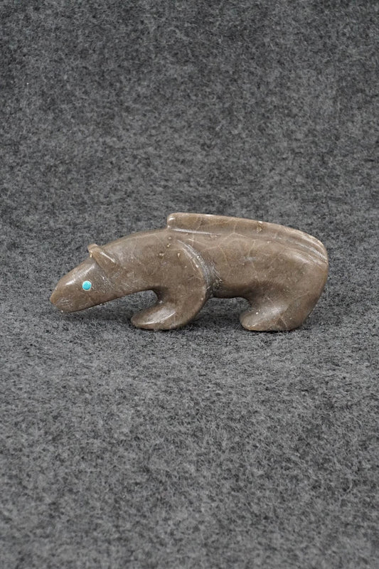 Mountain Lion Zuni Fetish Carving - Ronnie Lunasee
